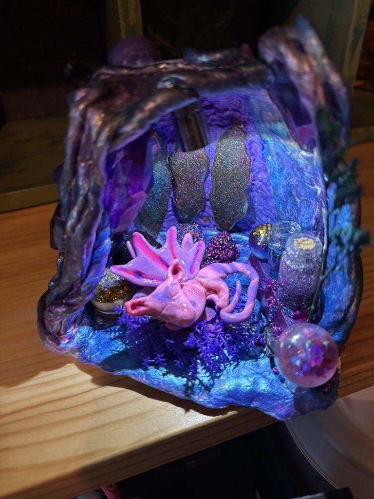 Miniature galaxy dragon